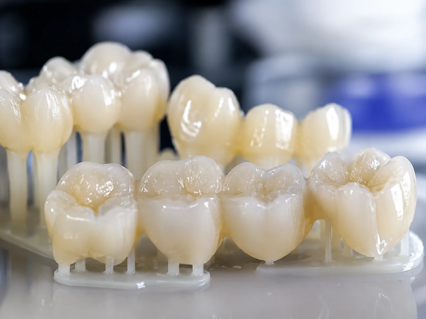 Provisionales dentales impresos en resina biocompatible